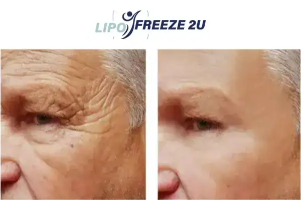 Mens before and after Morpheus 8 Harefield results.
